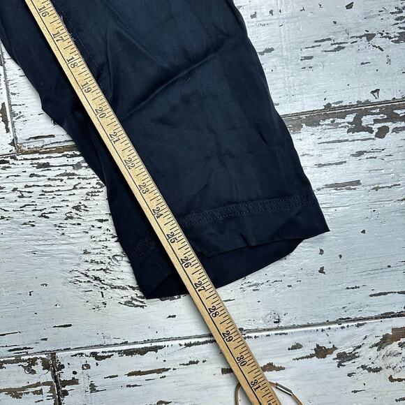 J. Crew Drapey Viscose-blend Twill Pants Size 2 High Rise Black Preppy NWT - Picture 3 of 8